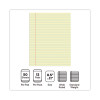 Glue Top Pads, Wide/Legal Rule, (50) Canary Yellow 8.5 x 11 Sheets, Dozen
