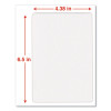 Laminating Pouches, 5 Mil, 6.5" X 4.38", Gloss Clear, 100/Box