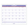 Monthly Wall Calendar, 15 x 12, White/Red/Blue Sheets, 12-Month (Jan To Dec): 2026