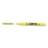 Hi-Liter Pen-Style Highlighters, Fluorescent Yellow Ink, Chisel Tip, Yellow/Black Barrel, Dozen