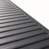 Afs-Tex 6000X Anti-Fatigue Mat, Rectangular, Midnight Black Ribbed Surface, 23" x 67"