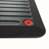 Afs-Tex 6000X Anti-Fatigue Mat, Rectangular, Midnight Black Ribbed Surface, 23" x 67"