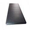 Afs-Tex 6000X Anti-Fatigue Mat, Rectangular, Midnight Black Ribbed Surface, 23" x 67"