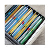Emoji Themed Binder Clips With Storage Tub, Medium, Assorted Colors, 42/Pack