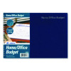 Home/Office Weekly/Monthly Budget Book, Two-Page Spread: 15 Columns, Royal Blue Cover, 7 x 10 Sheets, 32 Sheets/Book
