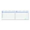 Home/Office Weekly/Monthly Budget Book, Two-Page Spread: 15 Columns, Royal Blue Cover, 7 x 10 Sheets, 32 Sheets/Book