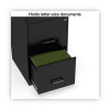 Soho Vertical File Cabinet, 3 Drawers: File/File/File, Letter, Black, 14" X 18" X 34.9"