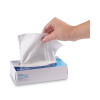Facial Tissue, Flat Box, 2-Ply, White, 100 Sheets/Box