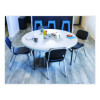 Indestructable Classic Folding Table, Round, 60" x 29", Platinum