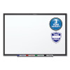 Classic Series Total Erase Dry Erase Boards, 60" x 36", White Surface, Black Aluminum Frame
