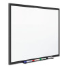 Classic Series Total Erase Dry Erase Boards, 60" x 36", White Surface, Black Aluminum Frame