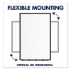 Classic Series Total Erase Dry Erase Boards, 60" x 36", White Surface, Black Aluminum Frame