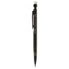 Mechanical Pencil, 0.7 Mm, Hb (#2), Black Lead, Smoke/Black Barrel, Dozen