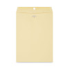 Kraft Clasp Envelope, #10 1/2, Square Flap, Clasp/Gummed Closure, 9 X 12, Brown Kraft, 100/Box