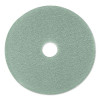 Ultra High-Speed Floor Burnishing Pads 3100, 20" Diameter, Aqua, 5/Carton