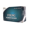 Sterling Rubber Bands, Size 8, 0.03" Gauge, Crepe, 1 Lb Box, 7,100/Box