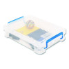 Super Stacker File And Document Box, Letter Files, 10.5 X 14.5 X 3.38, Translucent White