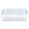Super Stacker File And Document Box, Letter Files, 10.5 X 14.5 X 3.38, Translucent White