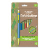 Revolution Mechanical Pencil, 0.7 Mm, Hb (#2), Black Lead, Assorted Barrel Colors, 12/Pack