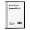 Record And Account Book With Red Spine, Custom Rule, Black/Red/Gold Cover, 7.5 X 5 Sheets, 144 Sheets/Book