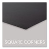 Proclick Pre-Punched Presentation Covers, Paper, Square Corners, 11 x 8.5, Black, 25/Pack
