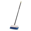 Synthetic Fiber Scrub Brush, Blue Synthetic Bristles, 10" Brush