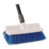 Synthetic Fiber Scrub Brush, Blue Synthetic Bristles, 10" Brush
