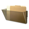 Plastic Wall-File Pocket, One Pocket, Legal/Letter Size, 16.19" x 4.13" x 7", Smoke