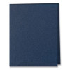 Twin-Pocket Folder, Accommodates (100) 11 x 8.5 Sheets, Blue, 25/Box