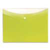 Dual Pocket Snap Envelope, 2 Sections, Snap Closure, Letter Size, Assorted Colors, 3/Pack