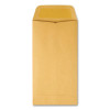 Kraft Coin And Small Parts Envelope, #7, Square Flap, Gummed Closure, 3.5 X 6.5, Brown Kraft, 500/Box