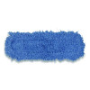 Twisted Loop Blend Dust Mop, Pic/Pet Polyester, 24" x 5", Blue