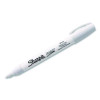 Permanent Paint Marker, Medium Bullet Tip, White, 2/Pack