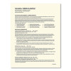 100% Cotton Resume Paper, 32 Lb Bond Weight, 8.5 x 11, Ivory, 100/Pack