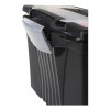 Portable Letter/Legal Filebox With Organizer Lid, Letter/Legal Files, 14.5" X 10.5" X 12", Black