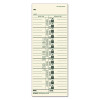 Time Clock Cards, Replacement For M-33, One Side, 3.5 X 9, 500/Box