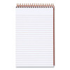 Gold Fibre Retro Wirebound Writing Pads, Red Cover, Medium/College Rule, (80) White 5 x 8 Sheets