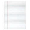 "The Legal Pad" Glue Top Pads, Wide/Legal Rule, (50) White 8.5 x 11 Sheets, 12/Pack