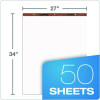 Easel Pads, Unruled, (50) White 27 x 34 Sheets, 2/Carton
