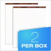 Easel Pads, Unruled, (50) White 27 x 34 Sheets, 2/Carton