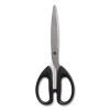 Stainless Steel Scissors, 7" Long, 2.64" Cut Length, Straight Assorted Color Handles, 2/Pack