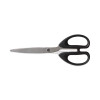 Stainless Steel Scissors, 7" Long, 2.64" Cut Length, Straight Assorted Color Handles, 2/Pack