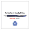 Jetstream Hybrid Gel Pen, Retractable, Fine 0.7 Mm, Blue Ink, Blue/Silver Barrel