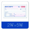 Money/Rent Receipt Book, Two-Part Carbonless, 4.88 x 2.75, 50 Forms Total
