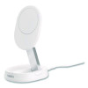 Boost Charge Pro Convertible Magnetic Wireless Charging Stand, Qi2 Wireless Charging, 15 W, White