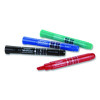 Take Note Dry Erase Markers, Chisel Tip, Assorted Colors, 4/Set