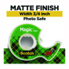 Magic Tape In Handheld Dispenser, 1" Core, 0.75" x 50 Ft, Clear, 2/Pack