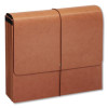 Earthwise By Pendaflex Recycled Expanding Wallet, 5.25" Expansion, 1 Section, Elastic Cord Closure, Legal Size, Redrope