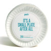 Economy Paper Plates, 6" Dia, White, 250/Pack, 4 Packs/Carton