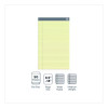 Notepads, Wide/Legal Rule, (50) Canary 8.5 x 14 Sheets, 12/Pack
